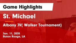 St. Michael  vs Albany JV( Walker Tournament) Game Highlights - Jan. 11, 2020