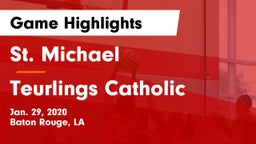 St. Michael  vs Teurlings Catholic  Game Highlights - Jan. 29, 2020