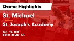 St. Michael  vs St. Joseph's Academy  Game Highlights - Jan. 10, 2023