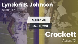 Matchup: Lyndon B. Johnson vs. Crockett  2018