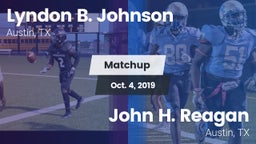 Matchup: Lyndon B. Johnson vs. John H. Reagan  2019