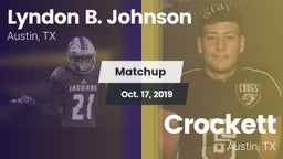 Matchup: Lyndon B. Johnson vs. Crockett  2019