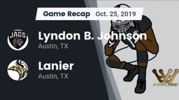 Recap: Lyndon B. Johnson  vs. Lanier  2019