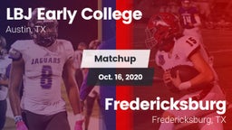 Matchup: Lyndon B. Johnson vs. Fredericksburg  2020