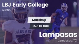 Matchup: Lyndon B. Johnson vs. Lampasas  2020