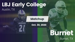 Matchup: Lyndon B. Johnson vs. Burnet  2020