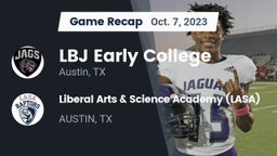Recap: LBJ Early College  vs. Liberal Arts & Science Academy (LASA) 2023