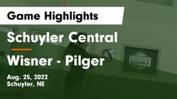 Schuyler Central  vs Wisner - Pilger  Game Highlights - Aug. 25, 2022