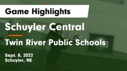 Schuyler Central  vs Twin River Public Schools Game Highlights - Sept. 8, 2022