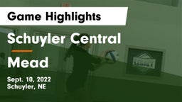 Schuyler Central  vs Mead  Game Highlights - Sept. 10, 2022