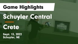 Schuyler Central  vs Crete  Game Highlights - Sept. 13, 2022
