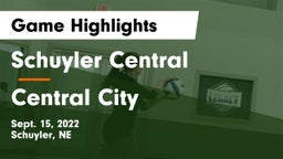 Schuyler Central  vs Central City  Game Highlights - Sept. 15, 2022