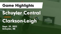 Schuyler Central  vs Clarkson-Leigh  Game Highlights - Sept. 29, 2022