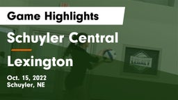 Schuyler Central  vs Lexington  Game Highlights - Oct. 15, 2022