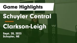 Schuyler Central  vs Clarkson-Leigh  Game Highlights - Sept. 28, 2023