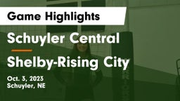 Schuyler Central  vs Shelby-Rising City  Game Highlights - Oct. 3, 2023