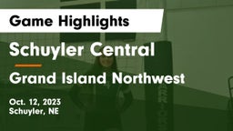 Schuyler Central  vs Grand Island Northwest  Game Highlights - Oct. 12, 2023