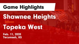 Shawnee Heights  vs Topeka West  Game Highlights - Feb. 11, 2020