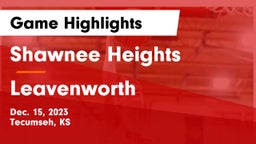 Shawnee Heights  vs Leavenworth  Game Highlights - Dec. 15, 2023