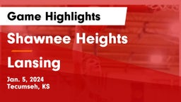 Shawnee Heights  vs Lansing  Game Highlights - Jan. 5, 2024