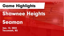 Shawnee Heights  vs Seaman  Game Highlights - Jan. 12, 2024