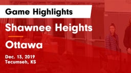 Shawnee Heights  vs Ottawa  Game Highlights - Dec. 13, 2019