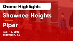 Shawnee Heights  vs Piper  Game Highlights - Feb. 12, 2020
