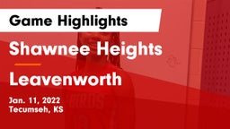 Shawnee Heights  vs Leavenworth  Game Highlights - Jan. 11, 2022