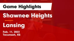 Shawnee Heights  vs Lansing  Game Highlights - Feb. 11, 2022