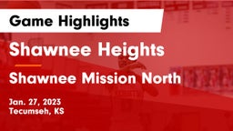 Shawnee Heights  vs Shawnee Mission North  Game Highlights - Jan. 27, 2023