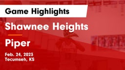 Shawnee Heights  vs Piper  Game Highlights - Feb. 24, 2023