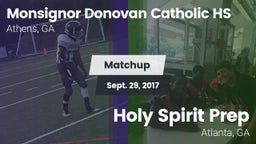 Matchup: Monsignor Donovan vs. Holy Spirit Prep  2017
