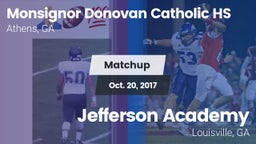Matchup: Monsignor Donovan vs. Jefferson Academy  2017