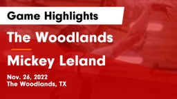 The Woodlands  vs Mickey Leland   Game Highlights - Nov. 26, 2022