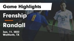 Frenship  vs Randall  Game Highlights - Jan. 11, 2022