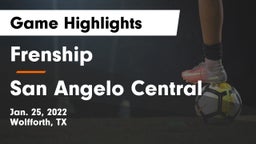 Frenship  vs San Angelo Central  Game Highlights - Jan. 25, 2022