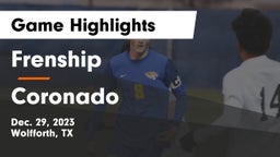 Frenship  vs Coronado  Game Highlights - Dec. 29, 2023