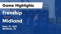 Frenship  vs Midland  Game Highlights - Sept. 27, 2022