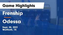 Frenship  vs Odessa  Game Highlights - Sept. 30, 2022