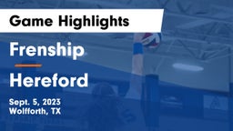 Frenship  vs Hereford  Game Highlights - Sept. 5, 2023