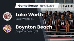 Recap: Lake Worth  vs. Boynton Beach  2021