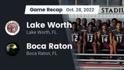 Recap: Lake Worth  vs. Boca Raton  2022