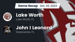 Recap: Lake Worth  vs. John I Leonard  2023
