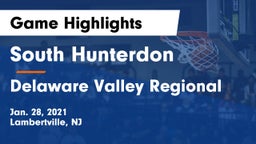 South Hunterdon  vs Delaware Valley Regional  Game Highlights - Jan. 28, 2021