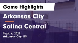 Arkansas City  vs Salina Central  Game Highlights - Sept. 6, 2022