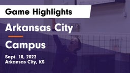 Arkansas City  vs Campus  Game Highlights - Sept. 10, 2022