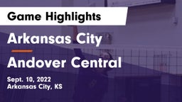 Arkansas City  vs Andover Central  Game Highlights - Sept. 10, 2022