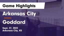 Arkansas City  vs Goddard  Game Highlights - Sept. 27, 2022