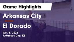 Arkansas City  vs El Dorado  Game Highlights - Oct. 8, 2022