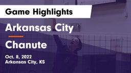 Arkansas City  vs Chanute Game Highlights - Oct. 8, 2022